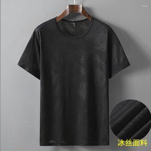 Men's T Shirts Arrival Fashion Super Large Ice Silk Short Sleeve Summer Thin Loose Casual Men's T-shirt Plus Size 4XL-7XL8XL9XL10XL