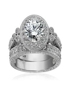 Size 5678910 Vintage Jewelry Round Cut 925 Sterling Silver White Topaz CZ Diamond Gemstones Wedding Engagement Bridal Ring Se5792446