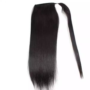 Wholesale ponytail human hair extension wavy kinky curly straight ponny remi real brazilian pony tail hairpiece Diva1