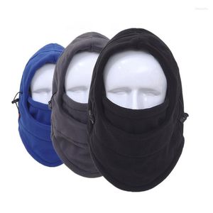 Czapki rowerowe czapka zimowa mężczyźni ciepłe polarowe BALACLAVA WITRPOOF Outdoor Sport Mask Mask Unisex Masked Sprzęt