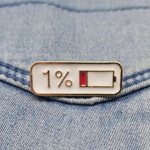 Brooches Enamel Pin 1% Electricity Quantity Brooch Buckle Golden Metal Badge Bag Clothes Lapel For Women Men Kids Gifts