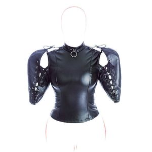 Itens de beleza Bdsm Couro macio Encadernação corpo Strict Kinky Fancy Straitjacket com Slave Role Play Bondage Bag Cinto para homens e mulheres fetiche