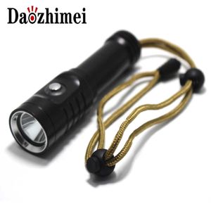 Flashlights Torches Waterproof IPX8 Dive Torch Camping Lanterna Underwater 80 Meter Diving LED Flash light Flashlight XM-L2 18650 Torch Lamp Light 0109