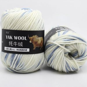 Craft Tools 100g 4 5mm Wool Yak Crochet Threads for Knitting Needle Hand 3 PLY Fine Woolen Dyed Sweaters 230107