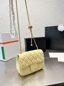 Designer Shoulder Bags Woman Handbags Luxury Purse Crossbody Bag Gold Ball New style adjustment chain 5 colors Flip design
