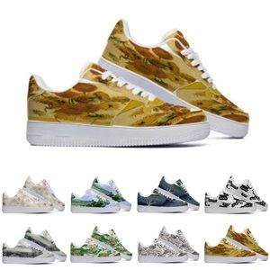 2023 Designer Flat Casual Sneakers Mens Running Shoes 002 Fashion Classic Leisure skateboard utomhussko broderade andningsbara kvinnor Sporttränare storlek 39-45