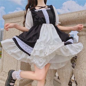 Vestidos casuais vestidos femininos roupas cosplay 2023 verão japonês lolita loli original fofa mulher festa noite