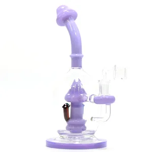 Mushroom Glass Bong Showerhead Perc hookah Ball Style Oil Dab Rigs Unique Bongs smoking pipes 14mm Joint With glass bowl