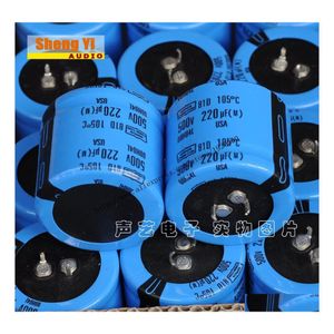 Capacitors Wholesalethe Us 81D Series 220Uf 500V High Voltage Capacitor Solutions Fever Tube Amp Filter Drop Delivery Office School Dhkqc
