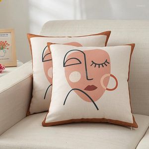 Pillow Abstract Cotton And Linen Nordic Office Sofa Car Company Gift Home Decor Throw Pillows Cover Decorative