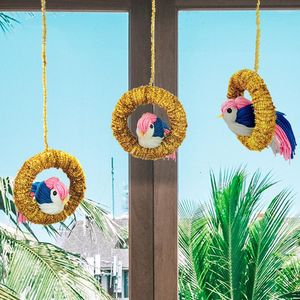 Christmas Decorations 2023 For Front Yard Home Out Door Xmas Tree Ornaments Cute Bird Garland Year Kids Room Decor P165