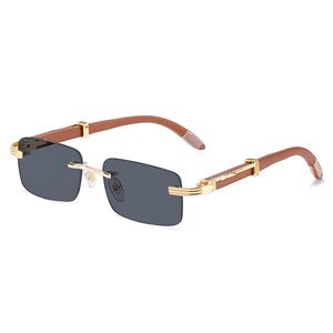 Shades Designer-Brillen, Luxus-Sonnenbrillen, randlose Herren-Sonnenbrillen, Vintage-Klassiker, trendige Lunette de Soleil, rahmenlose Sport-Damen-Lesebrillen