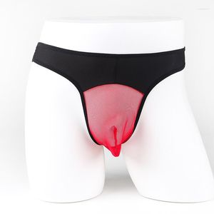 Unterhose G-Strings Männer Jockstrap sexy Unterwäsche Erotische Sissy Mesh transparent durchsichtige Slips Gays Dessous für Sex