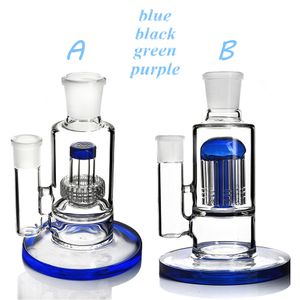 Arm Tree Perc Glass Bongs Removable Tire Percolator Water Pipe Thick Dab Rig Hookahs Bubbler Smoking Accessories