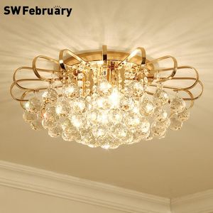 Ceiling Lights Crystal Lamp Modern Bedroom Living Room Nordic LED For Home Lighting