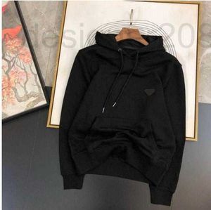 Men's Hoodies & Sweatshirts Designer Men Fashion Streetwear with Triangle Badge Mens Womens Loose Solid Color Long Sleeve Tops 5TRY