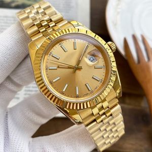 Zegarki Biznesowe męskie sportowe mechaniczne zegarki Ze stali nierdzewnej Złoto Luksusowe automatyczne zegarki na rękę Casual Bransoletka zegarowa