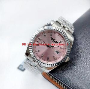 20 Stil Klasik Erkekler İzle 36mm 41mm 126233 Pembe kadran Otomatik Mekanik Saatler Kol saatleri Montre de Luxe Hediye Paslanmaz Çelik İki Ton Altın