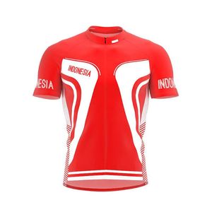 Гоночные куртки 2023 Индонезия больше стиля, мужчина, классическая велосипедная команда, велосипеда с коротким рукавом дорогой, горная одежда на открытом воздухе Джерси