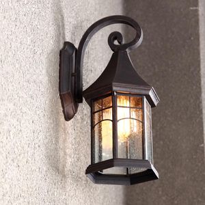 Lampa ścienna Balkon Stairs Outdoor Light Waterproof Lighting Style retro dziedziniec kreatywne lampy FG230