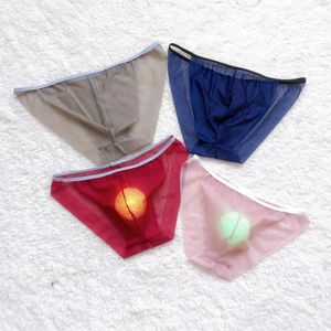 Underpants Sissy Panties Men Sexy Lace Mesh Underwear Transparent Briefs Gays See-through Lingerie Male Erotic Thongs Boys G-strings Porn