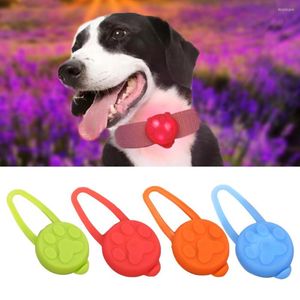 Dog Collars Collar LED Light Night Pet Leads Necklace Playing Outdoor Cat Battery Powered Glowing Pendant Anti Lost Walking For Dogs