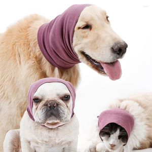 犬用犬のアパレル冬の帽子毛詰めイヤーマフ暖かいスカーフペットの耳カバー布風の帽子子犬猫のアクセサリー