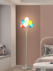 Golvlampor färg ballong lampa barn rum sovrum led ögonskydd pojke flicka kreativt