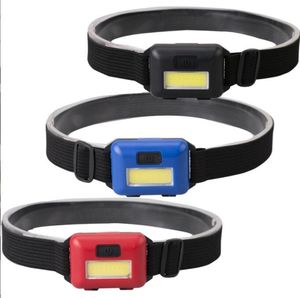 MINI COB LED -strålkastare Cykelljus Camping Strålkastare strålkastare Vattentäta 3 lägen utomhus cykling strålkastare fiske ficklampa huvud fackla turismutrustning