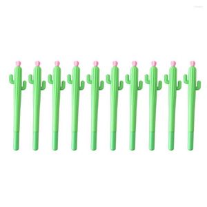 10Pcs Penna gel Adorabile Impugnatura comoda Aspetto accattivante Accattivante Asciugatura rapida Scrittura fluida Plastica Creativo Idiom cinese Sig