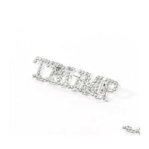 Arts And Crafts Trump 2024 Brooch Diy Diamond Badge Drop Delivery Home Garden Dh56N