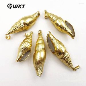 Colares pendentes WT-JP029 WKT Push Special Push com cor de ouro total em Pendan de alta qualidade para mulheres que fazem descobertas
