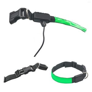 Dog Collars Selling Design Night LED Safety Pet Products Adjustable Collar And Leash Set With Factory Direct Sale Price