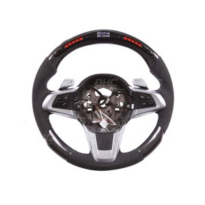 Driving Wheel Real Carbon Fiber LED Display ratt som är kompatibla för Z4 E89 Biltillbehör Auto Parts Steerings System