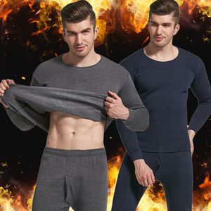 Herrens termiska underkläder Long Johns Set Autumn Winter Warm Thick Clothing for Man Sports Suit M4XL 230109