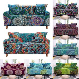 Chair Covers Mandala Elastic Sofa For Living Room Modern Sectional Corner Cover Adjustable Slipcovers Couch Protector