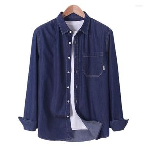 Camisas casuais masculinas chegam moda de algodão grande algodão de manga longa de mangas compridas do trabalho de trabalho do trabalho de camisa s- 3xl 4xl 5xl 6xl