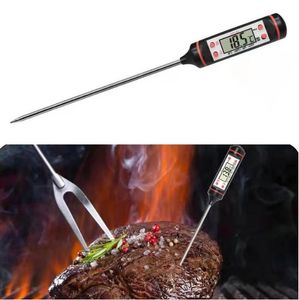 Elektronisk termometer för BBQ Barbecue Cooking Baking Mät temperaturen på oljemjölk och stekt köttkökstillbehör