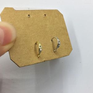 Серьги обруча Eruifa 10pcs 15 -миллиметровый базовый разъем для ушного уша