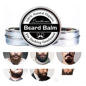 Aftershave High Quality Small Size Natural Beard Conditioner Balm For Growth And Organic Moustache Wax Whiskers Smooth Styling Drop Dhgmd