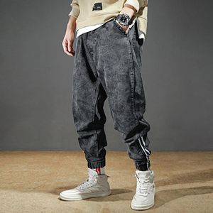 Herrbyxor män sommar utomhus casual lös solid ankel multi-pocket last manlig vår street-uls overall sweatpants arbete byxa#d