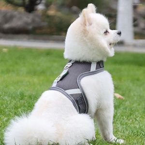 Dog Collars 6 Colors 1Set Useful Soft Padded Pet Chest Strap Polyester Harness Anti-scratch For Puppies