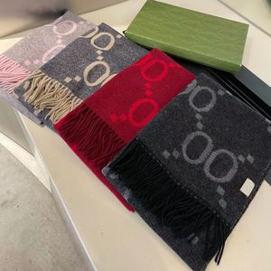 Designers Scarf Winter Cashmere scarfs luxury soft Warm designer scarf Tassel shawl style 4 Seasons Classic Scarves 5Color very good gift