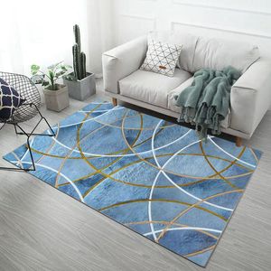 Mattor Nordiska minimalistiska mattor vardagsrum modern geometrisk soffa soffbord kudde sovrum sovrum hushåll matta