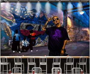 Обои на заказ PO Fury 3D обои бар KTV Современный граффити Кирпичная стена Дом Декор Гостиная для стен 3 D