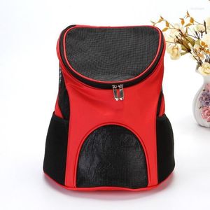 Cat Carriers Going Out Backpack Kitten Portable Pet Bag Outdoor Shopping Leisure Multifunction Dog Mesh Breathable Net Puppy Chest