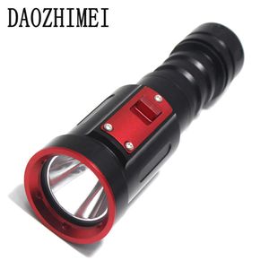 Flashlights Torches 5000 Lumens XM-L2 LED Diving Flashlight Underwater 100m Depth Bright Light Waterproof Lamp Flash LED light Tactical Lamp 0109