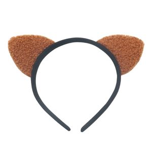 Halloween Animal Baby Girl Hair Clips Band Korean Ins Cute Plush Cat Ear Band Face Wash Band Hair Band Grotto