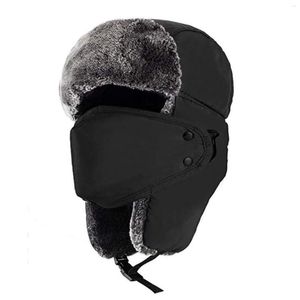 Cappellini da ciclismo Cappellino da trapper invernale in pelle Personalizzato da donna foderato in pile lavorato a maglia da esterno antivento e da corsa da donna Zp450 Thermal Head