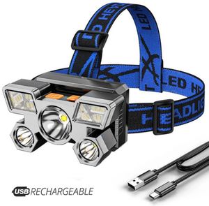 LED Headlights USB Rechargeable Headlamps 5W MINI Headlight for hiking Camping Hiking head Lamps lights
